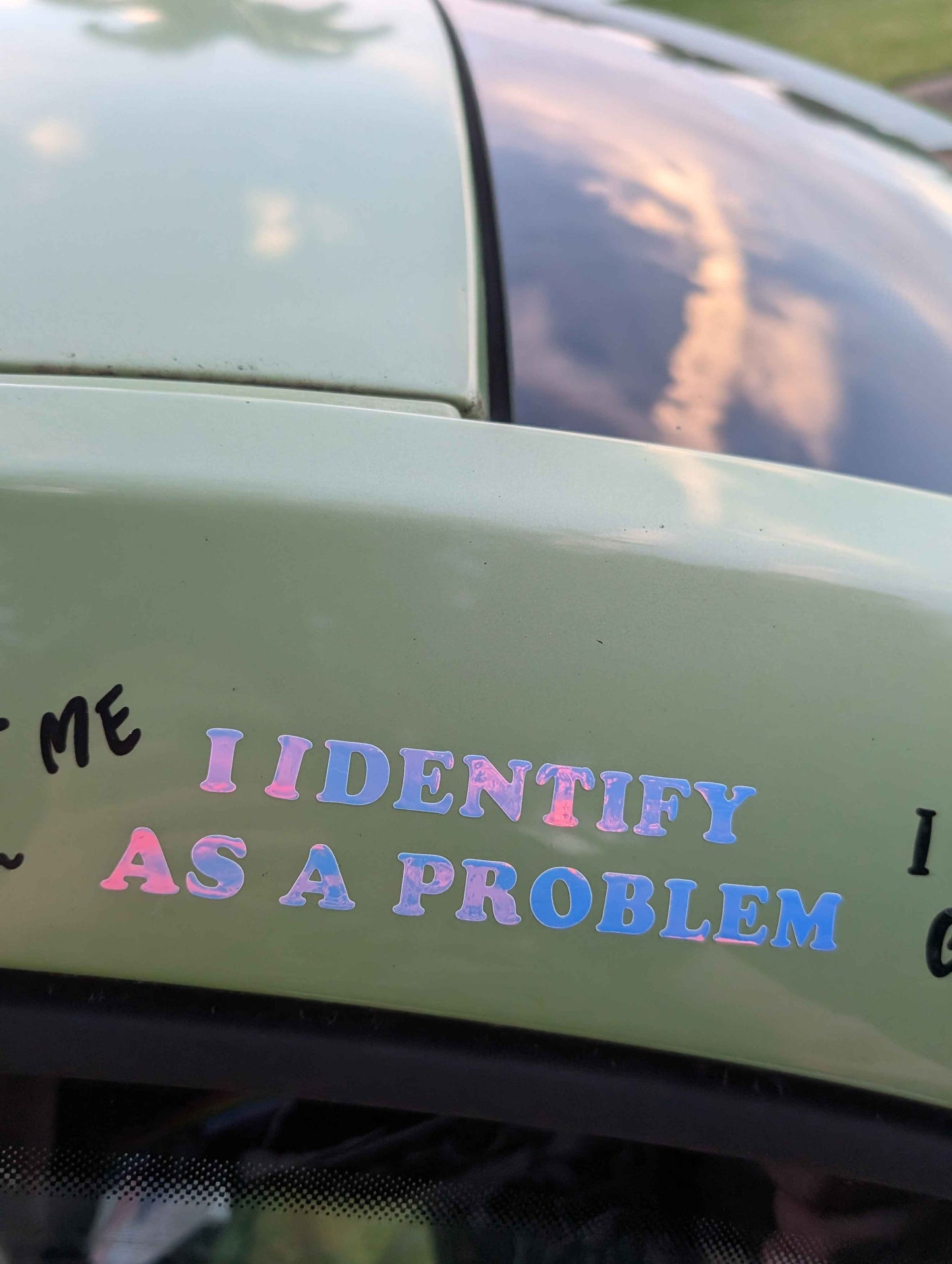 I identify as a problem